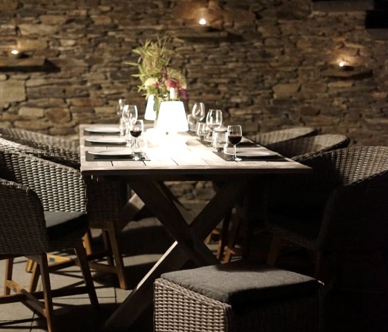 Terrasse am Abend Terrasse am Abend