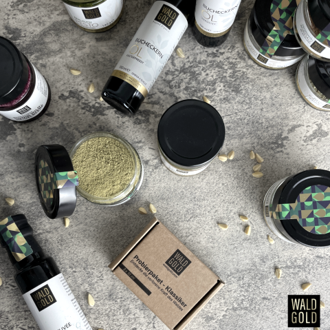 Waldgold Produkte 1, © WS Waldfrüchte und Saat GmbH Waldgold Produkte 1, © WS Waldfrüchte und Saat GmbH