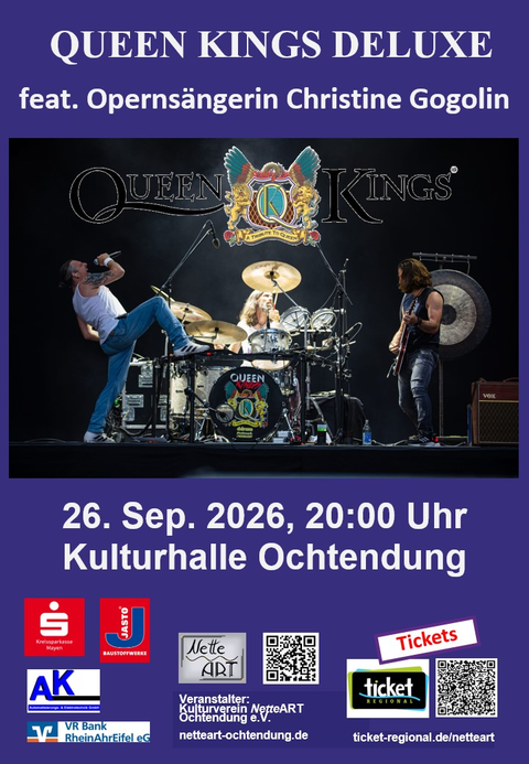 Plakat zur Veranstaltung mit Isabel Varell in Ochtendung.