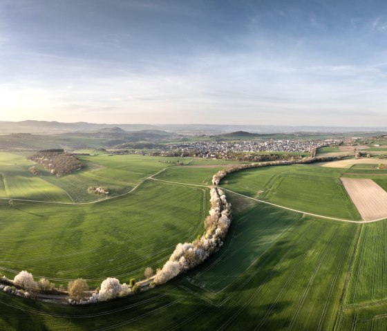 Luchtfoto van het Maifeld-fietspad, © TI Maifeld, Dominik Ketz
