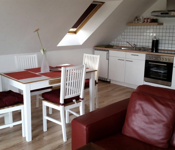 Keuken en woonkamer