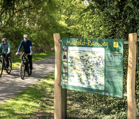 Maifeld-Radweg, © TI Maifeld, Dominik Ketz