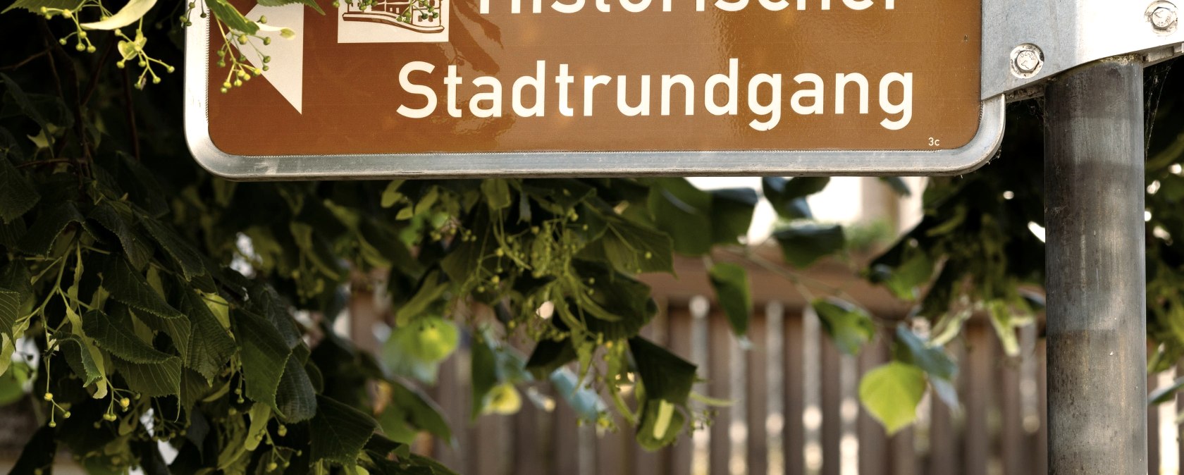 Schild Rundgang, © Lentjus PHOTOGRAPHIE